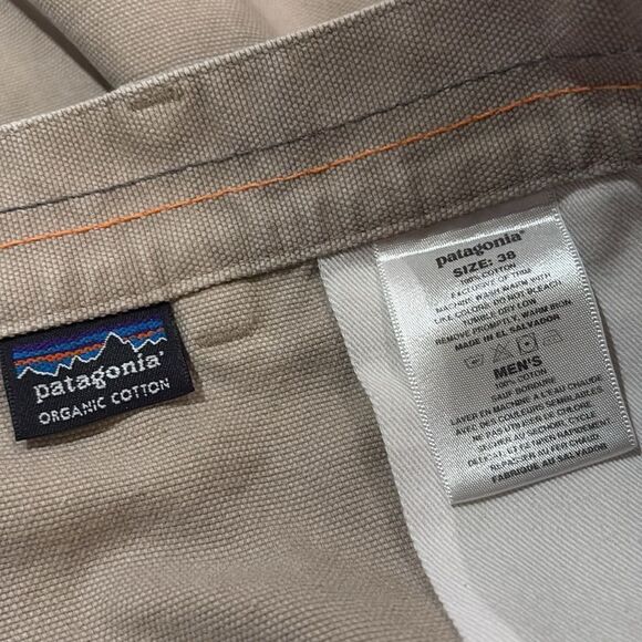 Patagonia canvas pants SZ 38 with pockets and belt loops - Picture 6 of 11